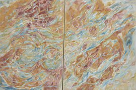 Überlagerte Landschaft 7, 2022 (200 x 140 cm)